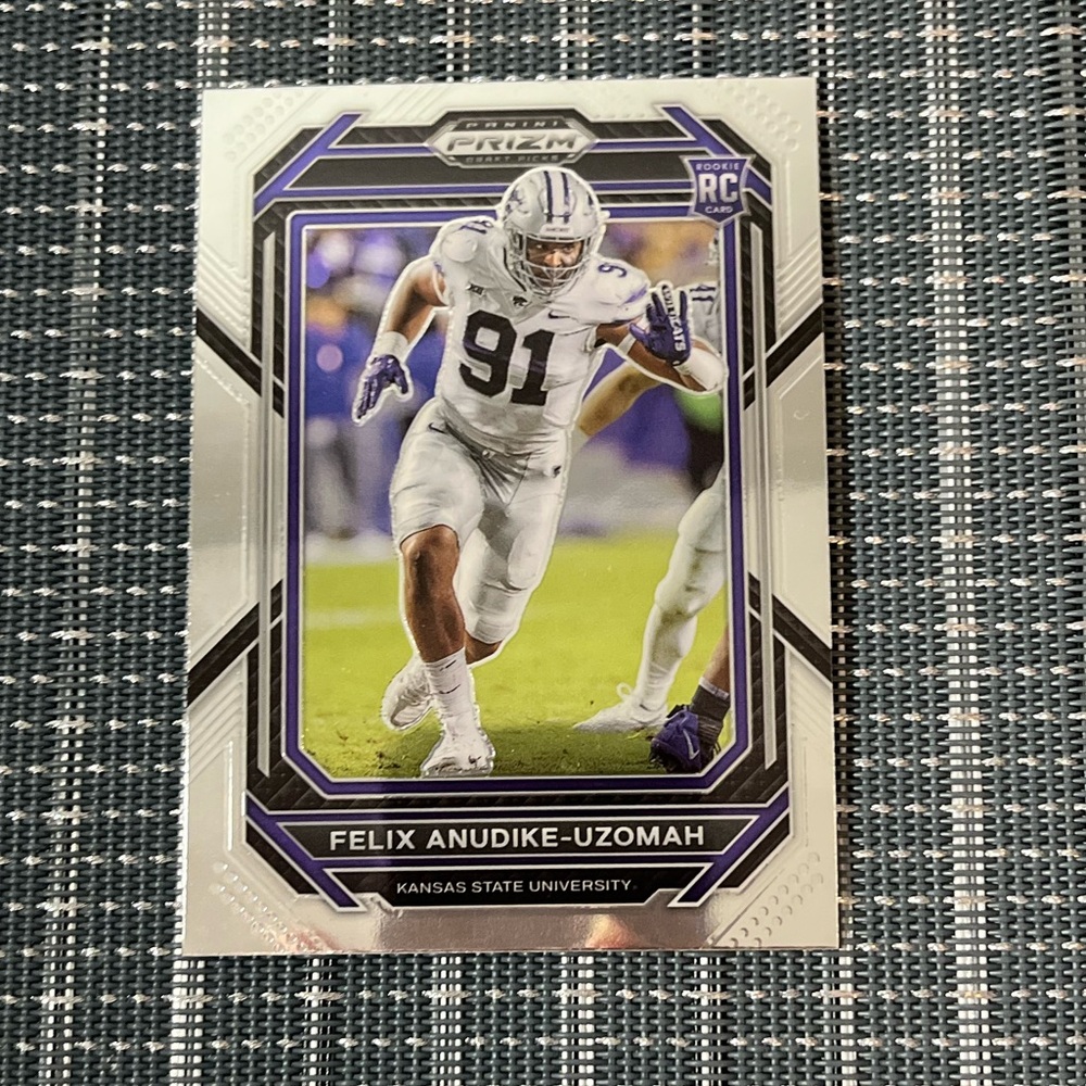 🏈 Felix Anudike-Unudike Panini Prizm Draft Picks Rookie RC Football Card #190